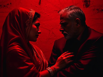 Dheeraj, a desperate maid aged 45 sexually unsatisfied with her husband who can't give her child even after many years of marriage and depending upon her for money is attracted to her landlord Vijay aged 56 , a healthy and prosperous man but can't dared to express her feelings.  Vijay is unmarried still is also attracted to Dheeraj but also couldn't find way to get in touch with her. But at one cold and dark night all barriers shattered & they have physical intimacy after many years.