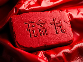 photo of red clay block inscribed with these specific cuneiform characters 𒀭𒎏𒆤