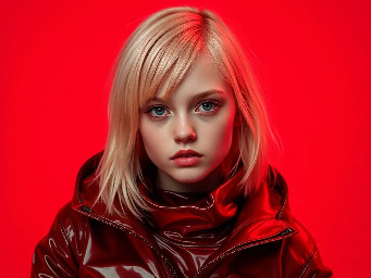 Cute blonde girl, 18 years old.
